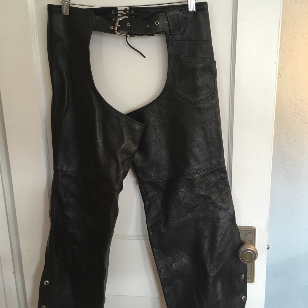 Leather chaps
